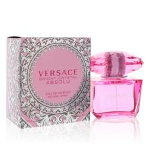 Bright Crystal Absolu Eau De Parfum Spray By Versace 3 oz